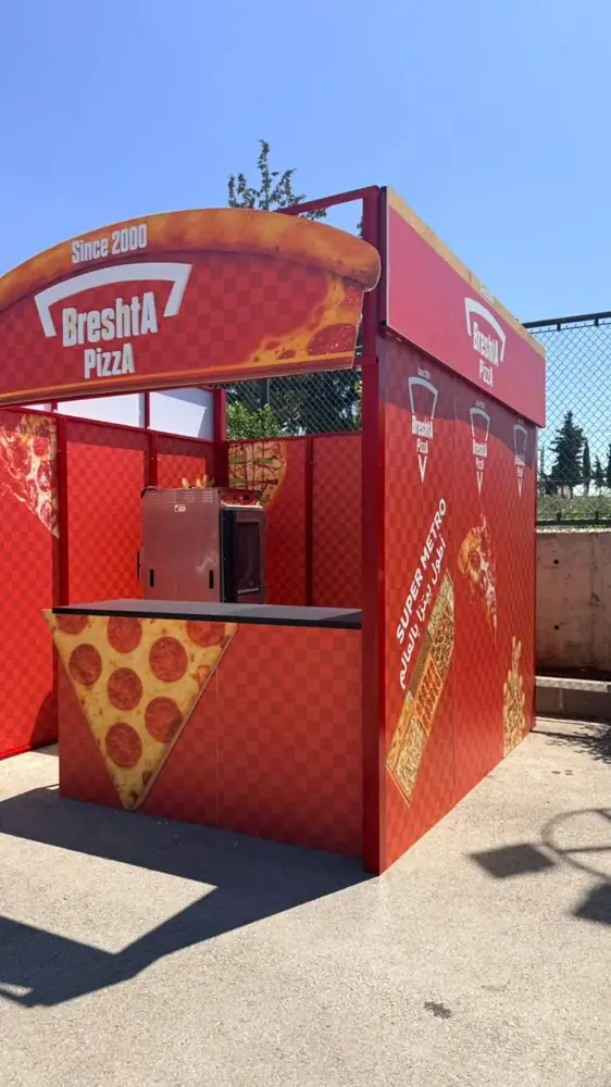 Promotional booth (kiosk) by Al Reef Advertising Industry